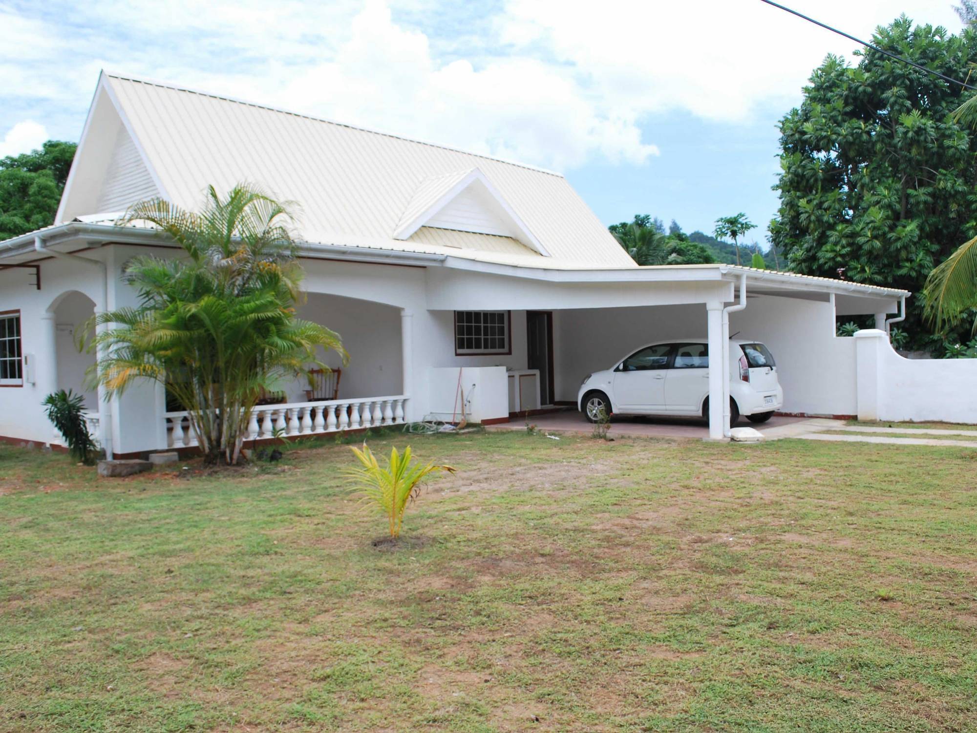 Chez Augustine Pensión Baie Lazare  Exterior foto